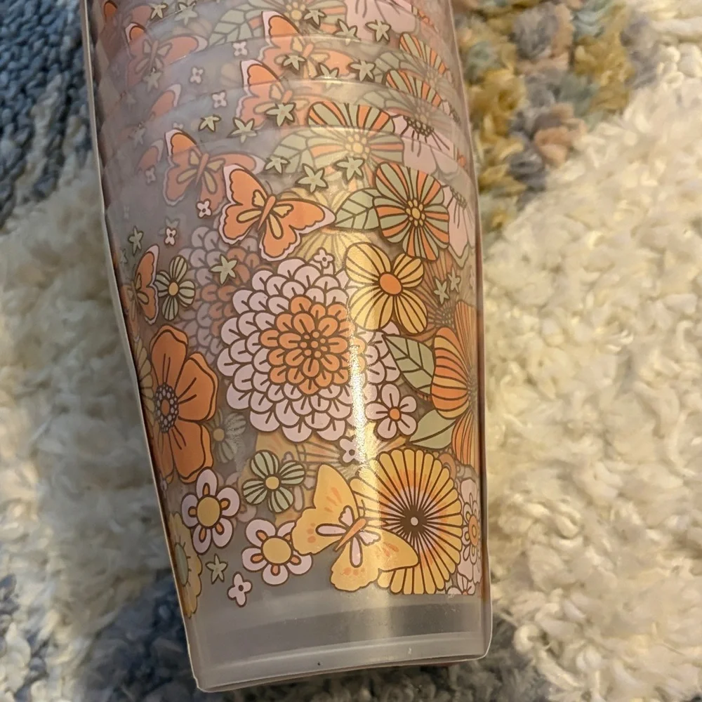 Jessica Simpson Floral Cups- 12 Pack